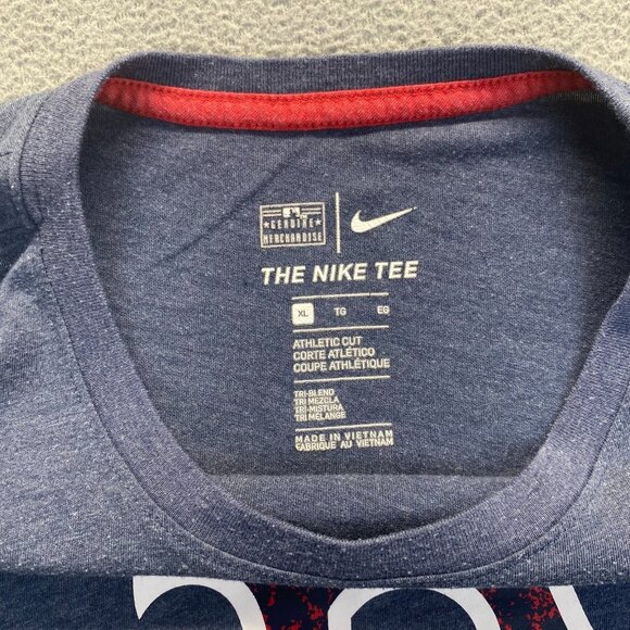 Boston Red Sox Men’s XL  Athletic Cut The Nike Tee Blue MLB T-Shirt,Atletic Cut - Picture 3 of 9